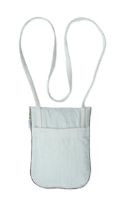 Dress Set w/ Vest & Bag- Sage Floral/Off-White