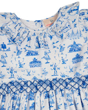 Load image into Gallery viewer, Nutcracker Toile Smocked Jenny Dress SS
