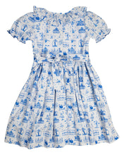 Load image into Gallery viewer, Nutcracker Toile Smocked Jenny Dress SS
