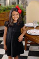 Velveteen Darcy Dress SS- Newport Night