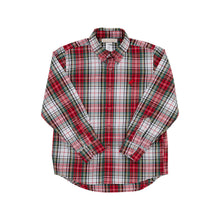 Load image into Gallery viewer, Dean&#39;s List Dress Shirt (Broadcloth)- Keene Place Plaid/ Richmond Red
