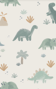 Soft Dinos Sweatshirt & Jogger Set- Green