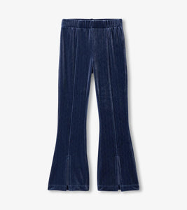 Sparkle Wave Stretchy Flared Pants - Patriot Blue