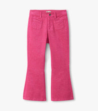 Load image into Gallery viewer, Patch Pocket Flared Pants - Raspberry Rose
