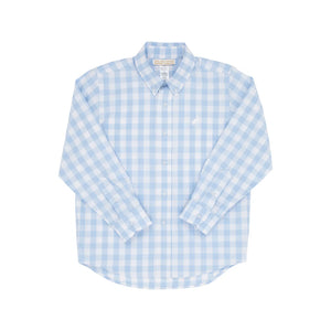 Dean's List Dress Shirt- Beale Street Blue Check/ Worth White Ave