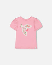 Load image into Gallery viewer, Bird Tee w/ Puff Sleeves- Candy Pink
