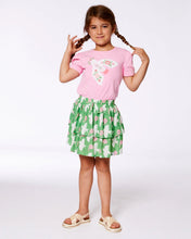 Load image into Gallery viewer, Bird Tee w/ Puff Sleeves- Candy Pink
