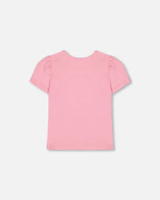 Load image into Gallery viewer, Bird Tee w/ Puff Sleeves- Candy Pink
