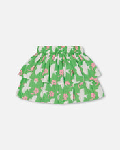 Load image into Gallery viewer, Tiered Bird Skort- Green
