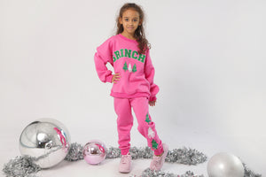 Grinchy Sweatshirt & Ankle Legging Set
