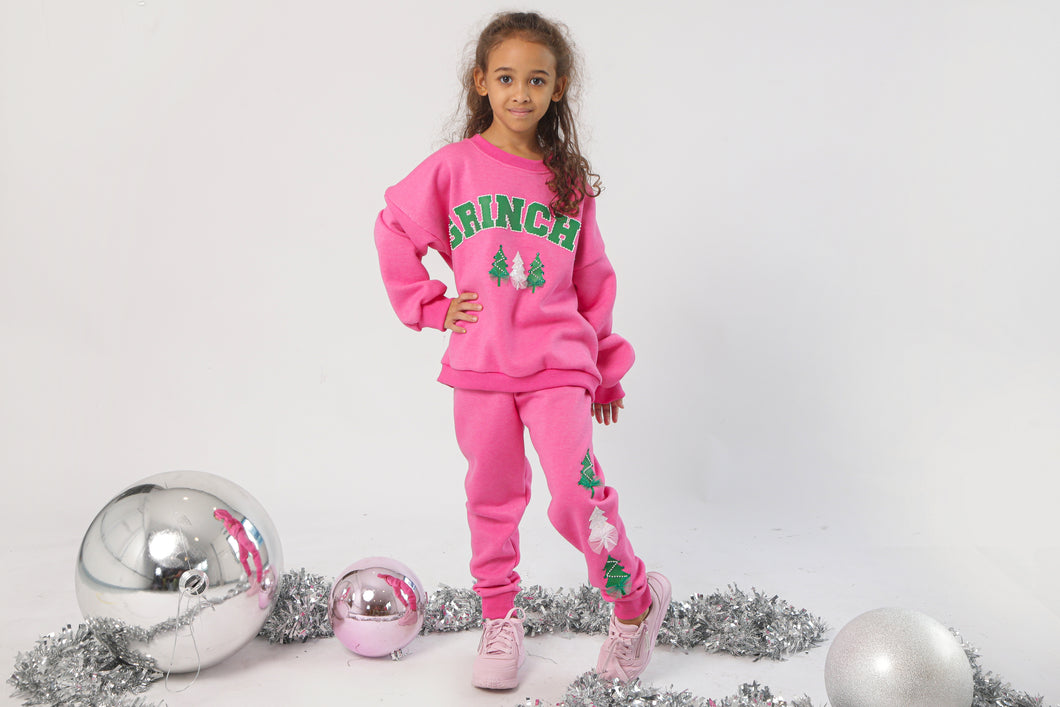 Grinchy Sweatshirt & Ankle Legging Set