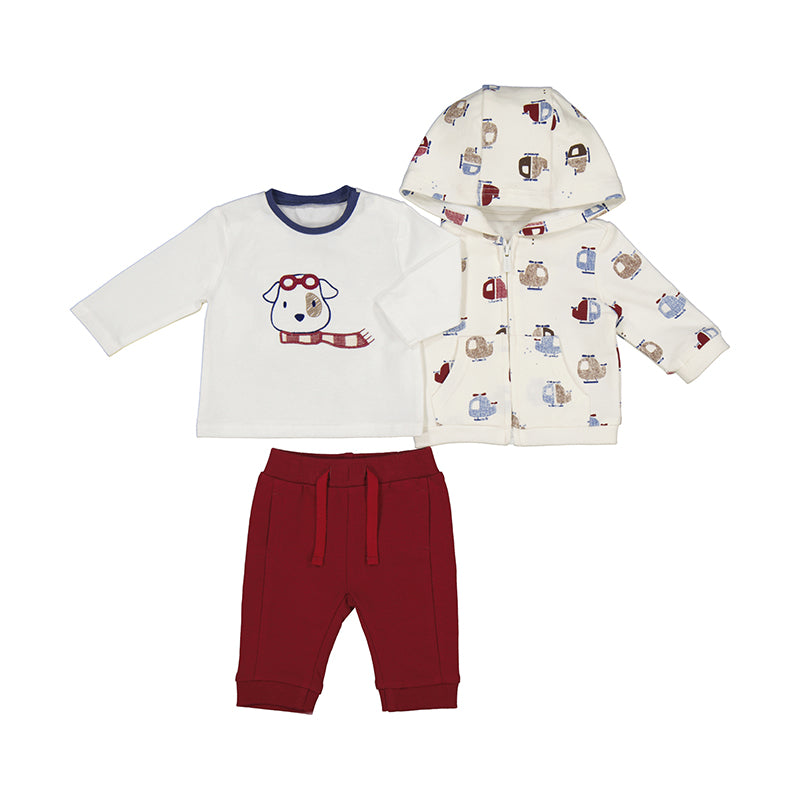 3-piece Tracksuit- Maroon