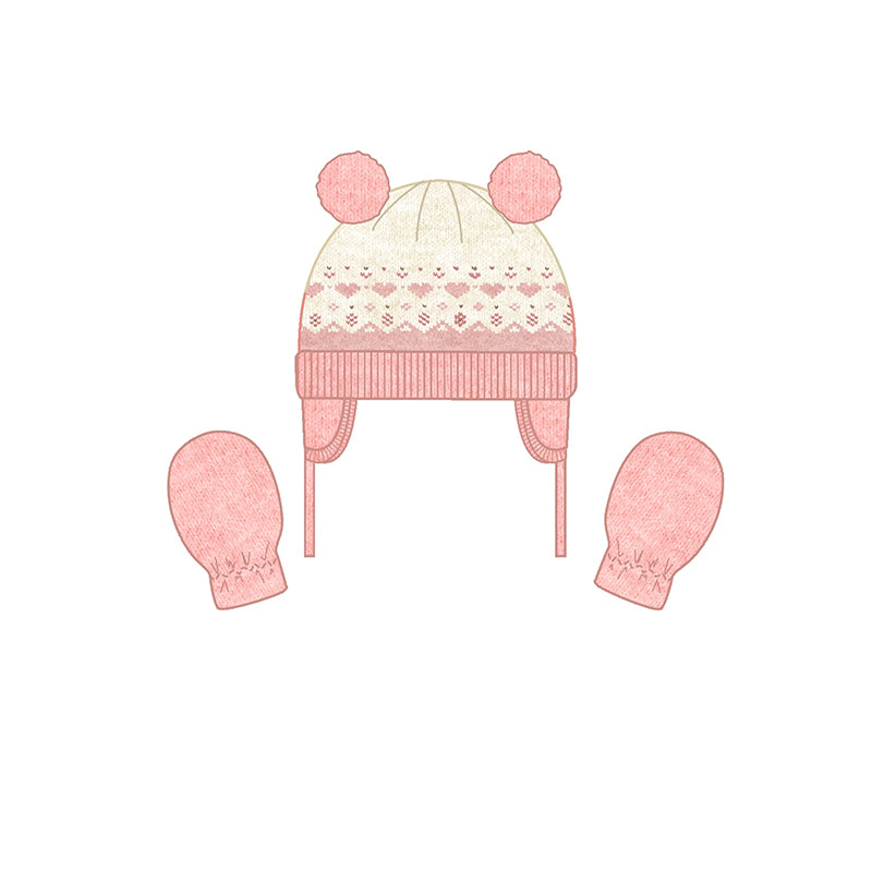 Hat & Mittens Set- H. Quartz