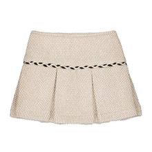 Load image into Gallery viewer, Tweed Jacket &amp; Pleated Skirt - Latte
