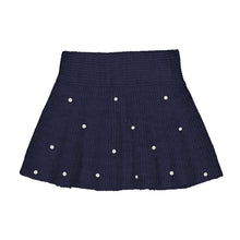 Load image into Gallery viewer, Pearl Knit Sweater &amp; Skirt Set- Navy 84
