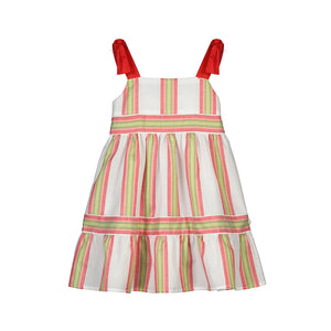 Stripes Dress in Granadine