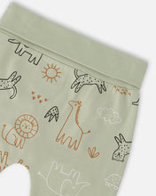 Load image into Gallery viewer, Safari Animals Print Top &amp; Pant Set
