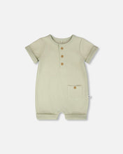 Load image into Gallery viewer, Zebra Jungle Desert Sage Romper

