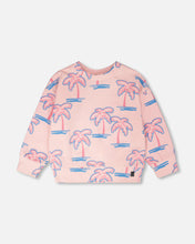 Load image into Gallery viewer, Palm Trees French Terry Short Set
