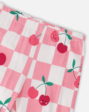 Load image into Gallery viewer, Cherry On the Check Jersey Capri
