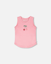 Load image into Gallery viewer, Cherry Prism Pink Jersey Tank
