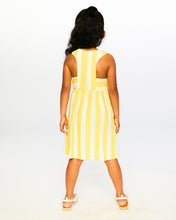 Load image into Gallery viewer, Yellow Stripes Linen Dress
