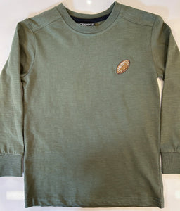 Football Shirt LS- Olive