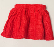 Sofie Red Tweed Skirt