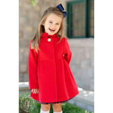 Load image into Gallery viewer, Penelope Peacoat- Richmond Red/ Nantucket Navy
