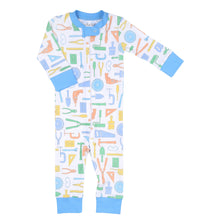 Load image into Gallery viewer, All My Tools Zipped Pajamas
