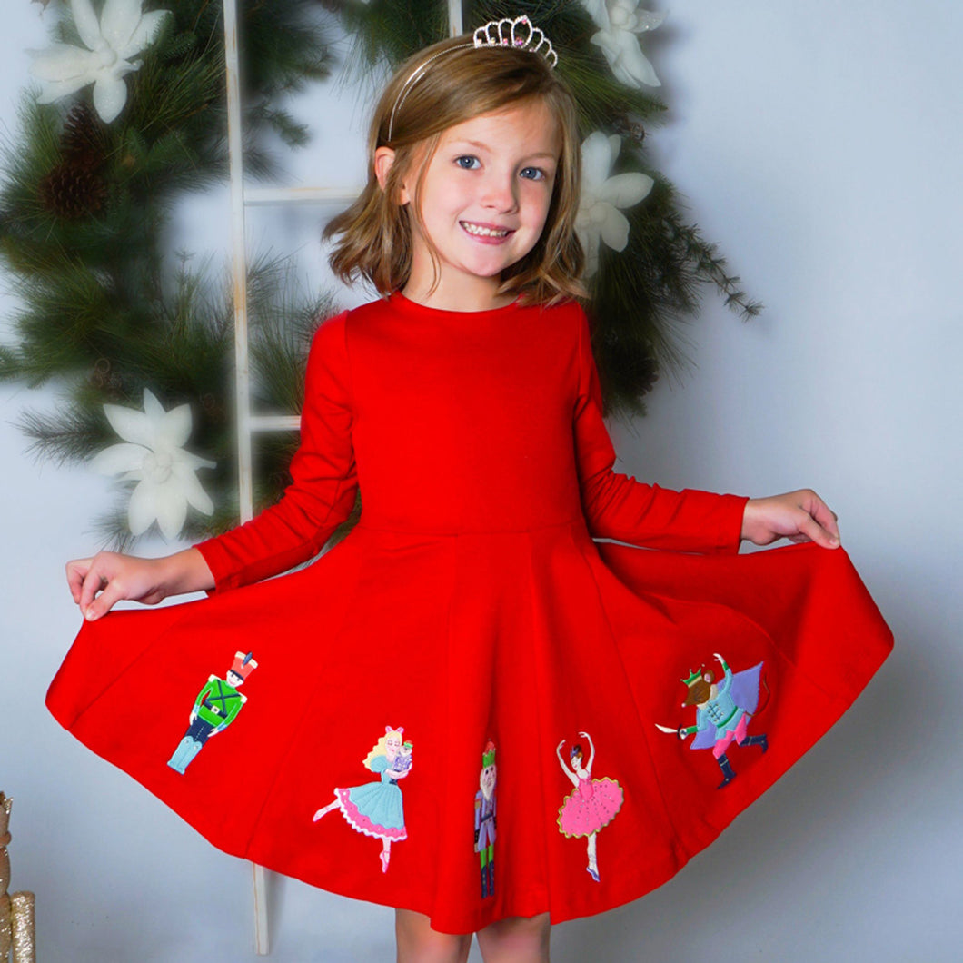 Nutcracker Celebration Dress- Red