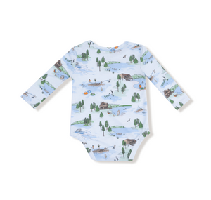Lake Life Lap Shoulder Bodysuit- Lt Blue