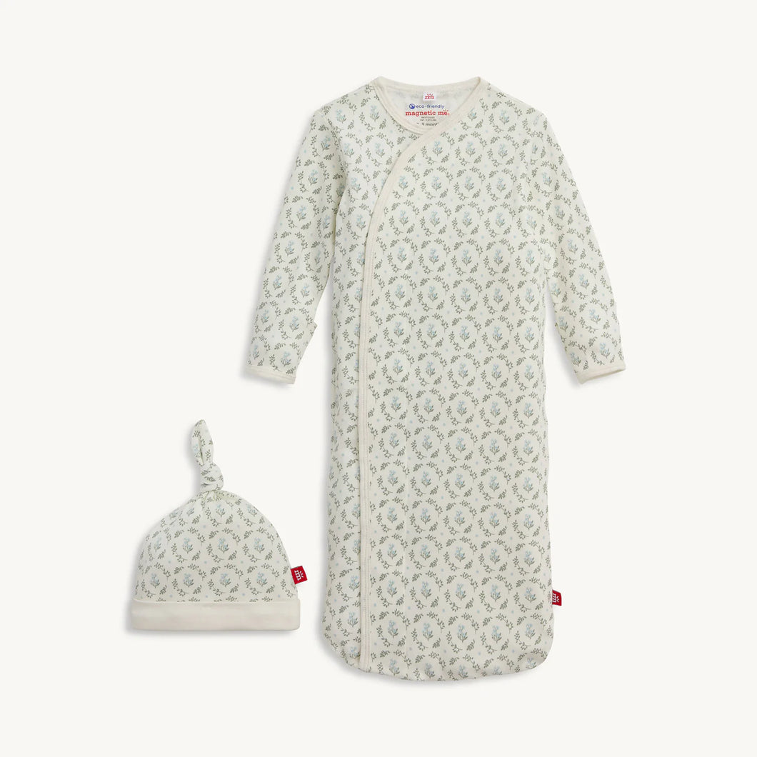 Eloise Organic Cotton Gown & Hat