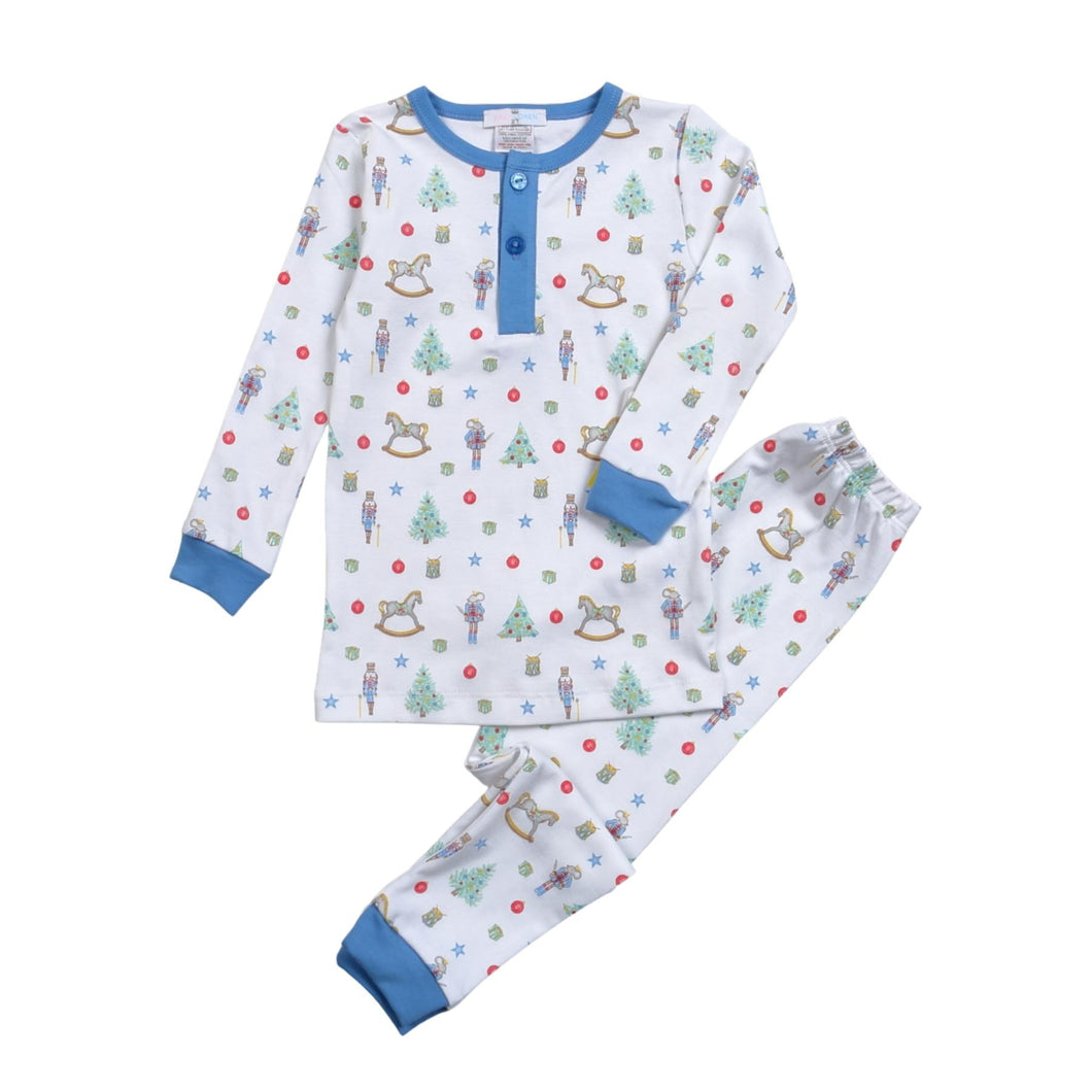 The Magic Night Blue LS Pima Pajamas