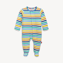 Load image into Gallery viewer, Boy Stripe Magnetic Footie
