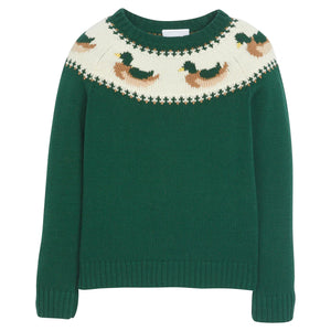 Fair Isle Sweater - Mallard