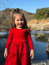Load image into Gallery viewer, Merilee Dress- Red Sparkle
