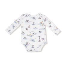 Load image into Gallery viewer, Migrating Mallards Lap Shoulder Bodysuit- Ivory
