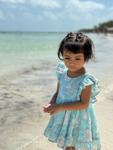 Load image into Gallery viewer, Isla Holbox Floral Frill Sleeve Dress
