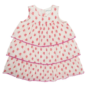 Chichen Itza Ruffled Dress w/ Tank Bodice