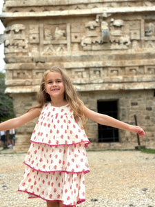 Chichen Itza Ruffled Dress w/ Tank Bodice