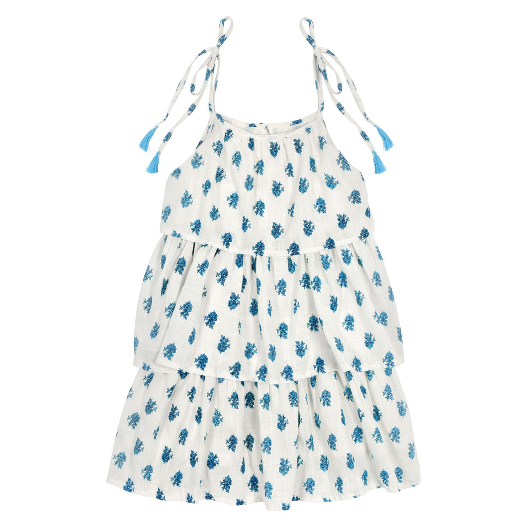 Isla Holbox Flapper-Style Tiered Dress