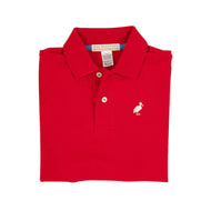 Prim & Proper Polo SS- Richmond Red/ WAW