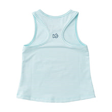 Load image into Gallery viewer, Aruba Blue Stripe Racerback Tank Top
