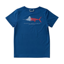 Load image into Gallery viewer, Navy Peony Pro Tee SS
