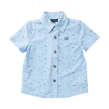 Load image into Gallery viewer, Windsurfer Boats in the Bay Button Down Polo SS
