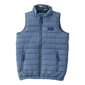 Puffer Vest- Dark Denim