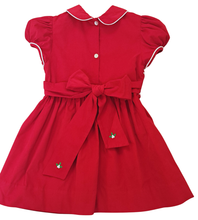 Load image into Gallery viewer, Classic Christmas Cord Dress SS- Red
