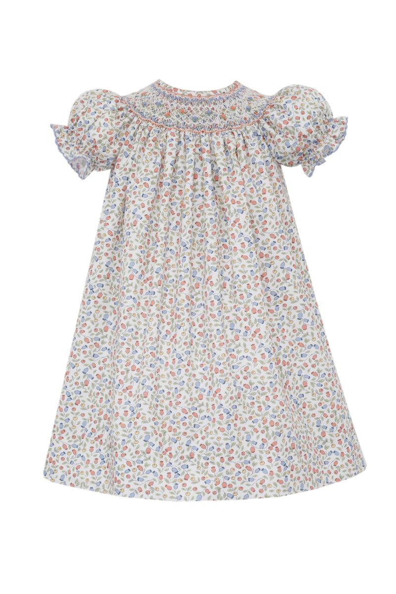 Riley Bishop Dress SS- Blue/Orange