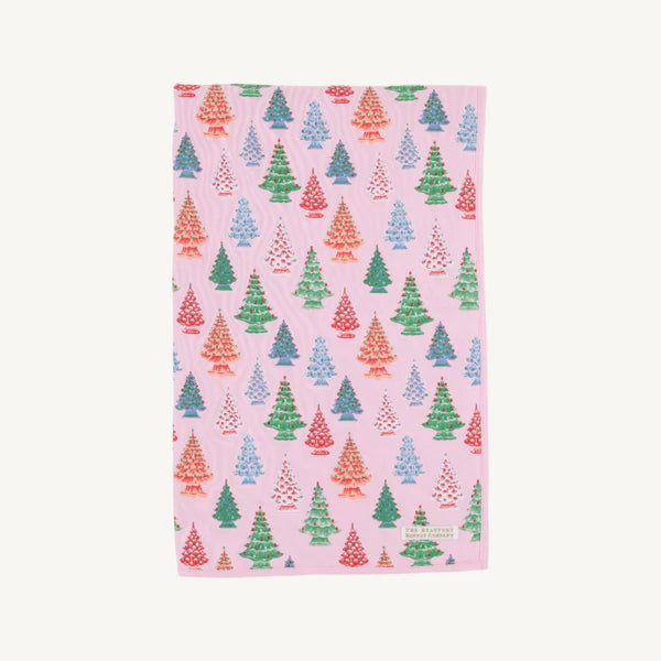 Silent Night Pima Throw- Little Nostalgia/Pier Party Pink